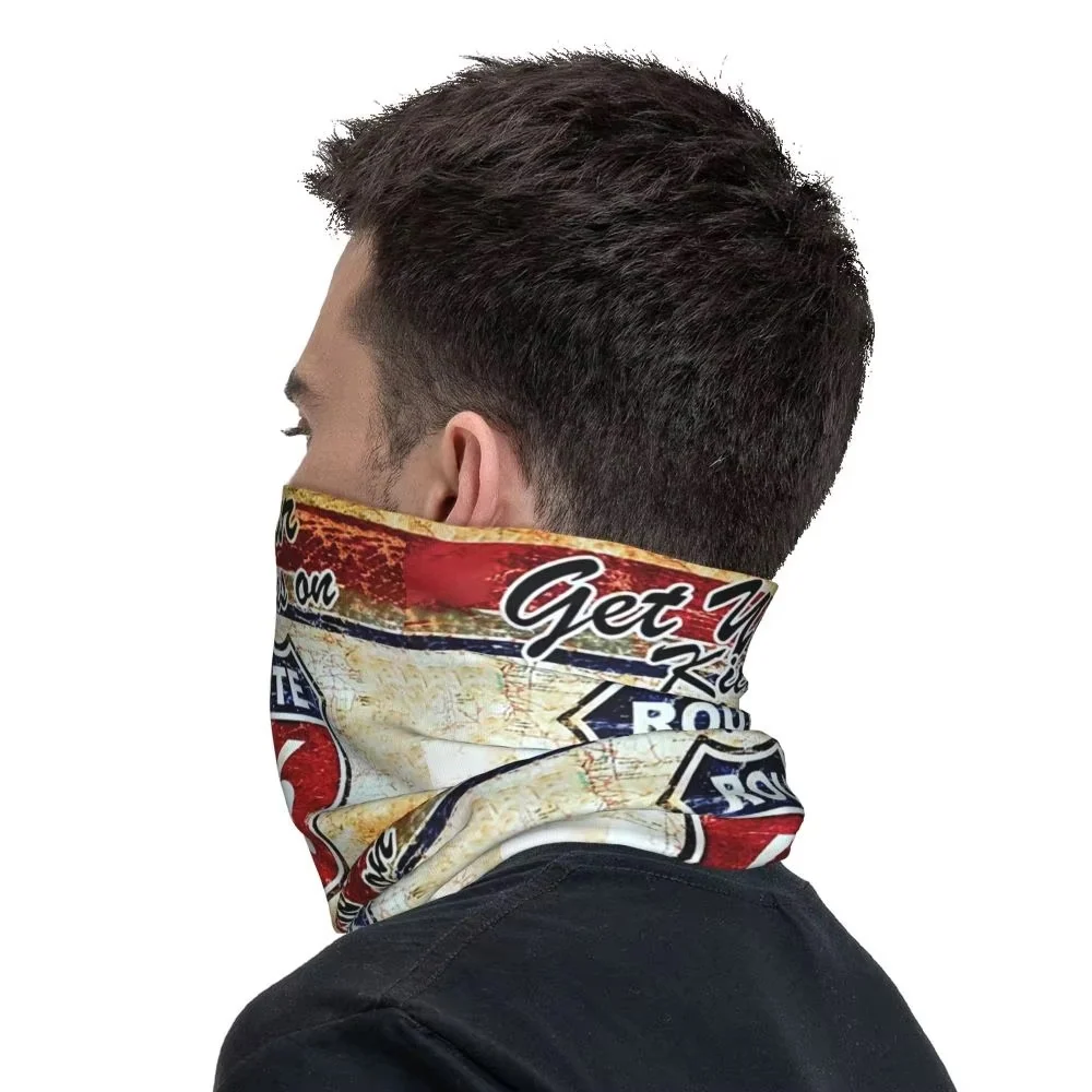 Tour de cou moto - Get your kicks on Route 66 Boutique biker