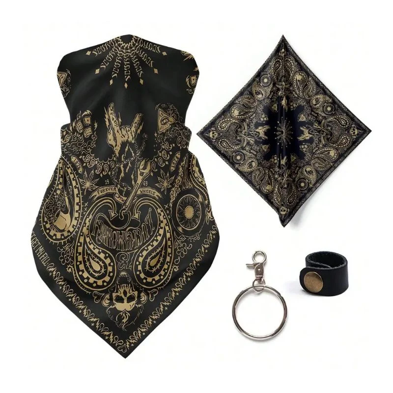 Tour de cou moto - Hippie rosace Boutique biker