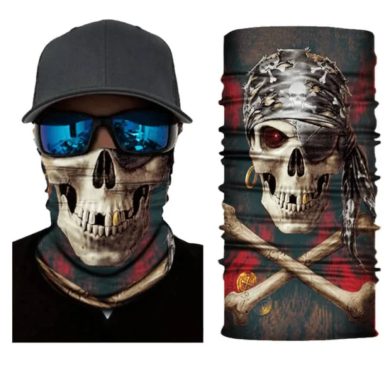 Tour de cou moto pirate Boutique biker