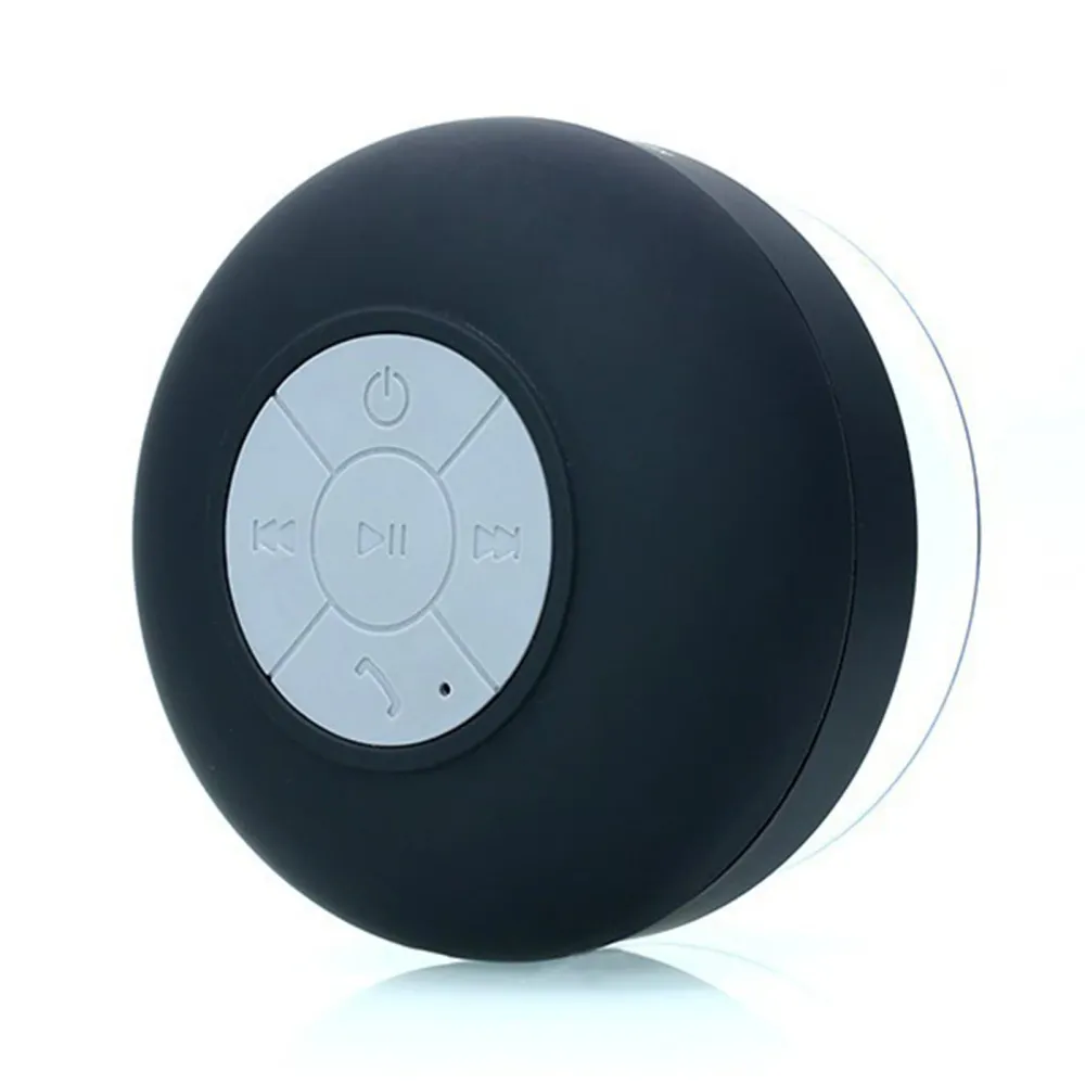 TD® BTS06 Portable sans fil haut-parleur voiture appel mains libres salle de bain grande ventouse étanche Bluetooth petit...