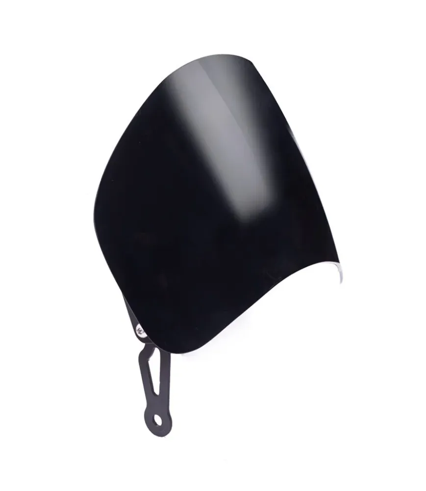 Bulle Moto Noir Brillant