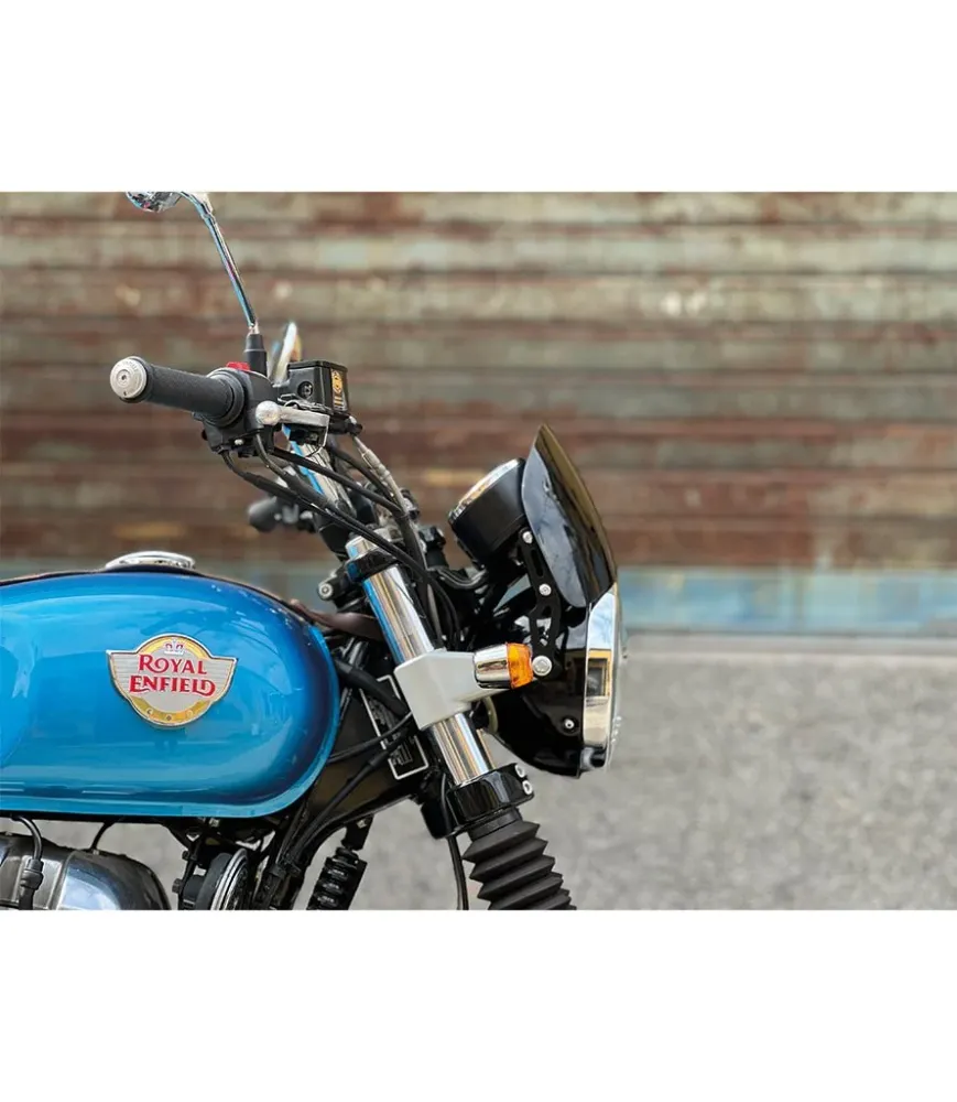 Bulle Moto Noir Brillant