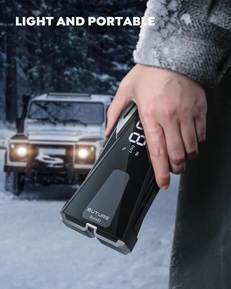 Buture Démarreur de voiture portable Beta02 2500A