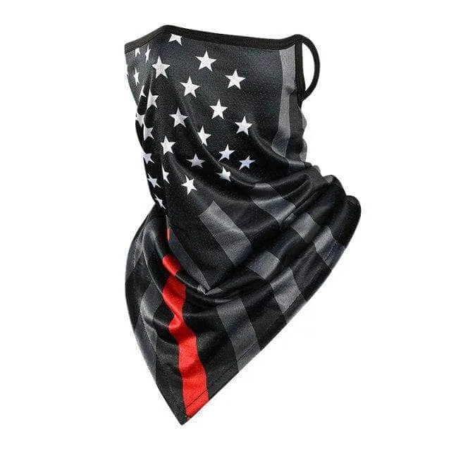 Cache nez Moto - Motard US Black
