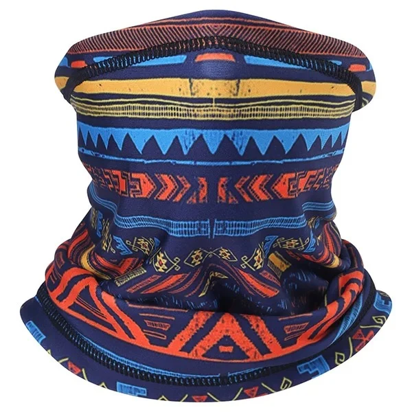 Cache nez Moto - Motif Tribal