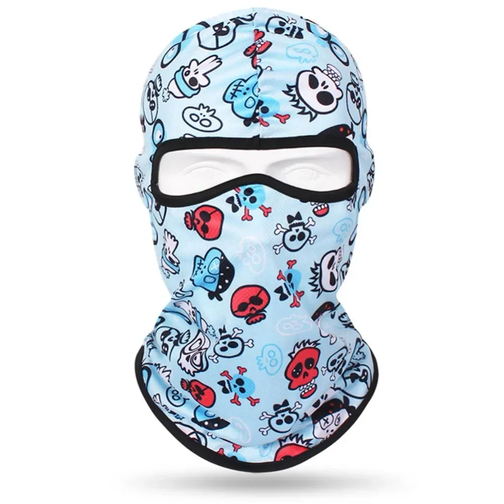 Cagoule Moto - Crânes animés
