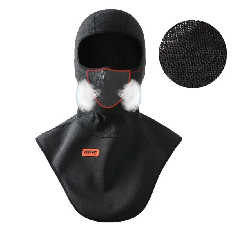 Cagoule moto plastron