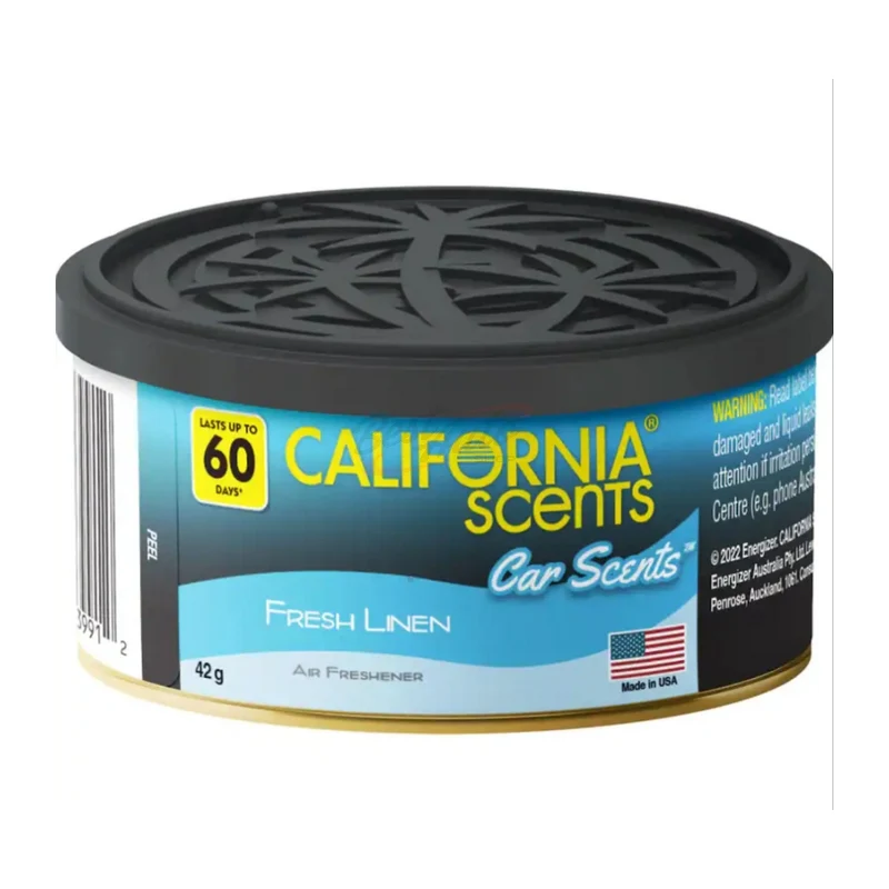 DESODORISANT VOITURE 42GR (12 PARFUMS) CALIFORNIA SCENTS