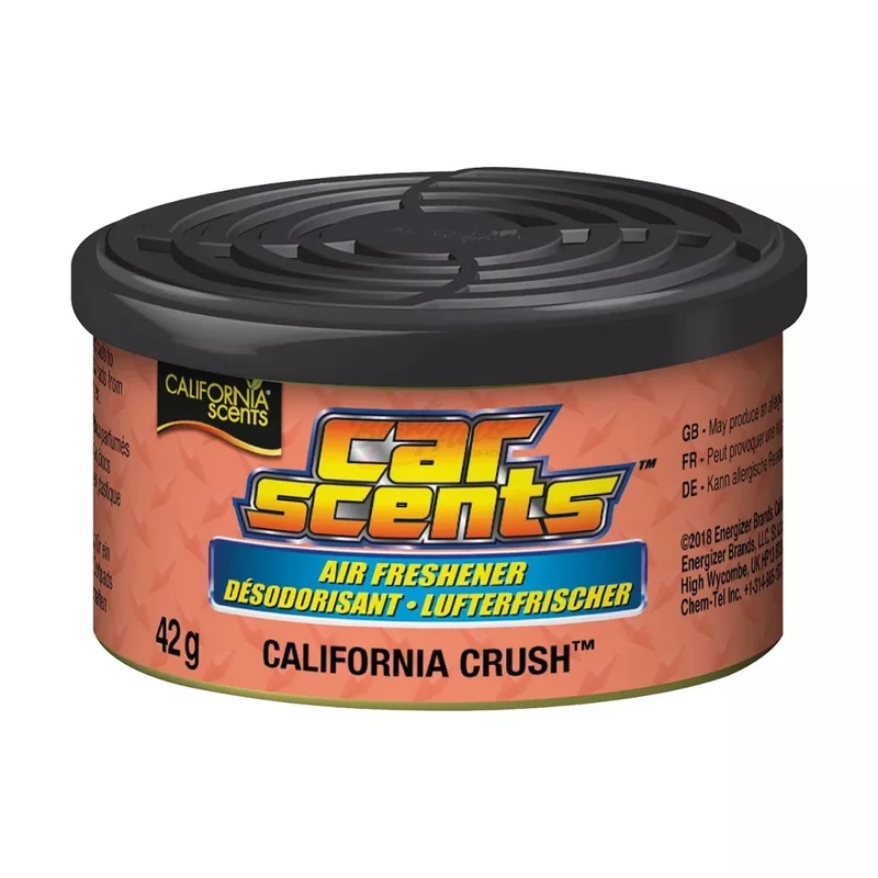 DESODORISANT VOITURE 42GR (12 PARFUMS) CALIFORNIA SCENTS