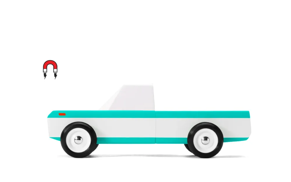 Camionnette Longhorn Teal en Turquie | Voiture en bois de Candylab Toys