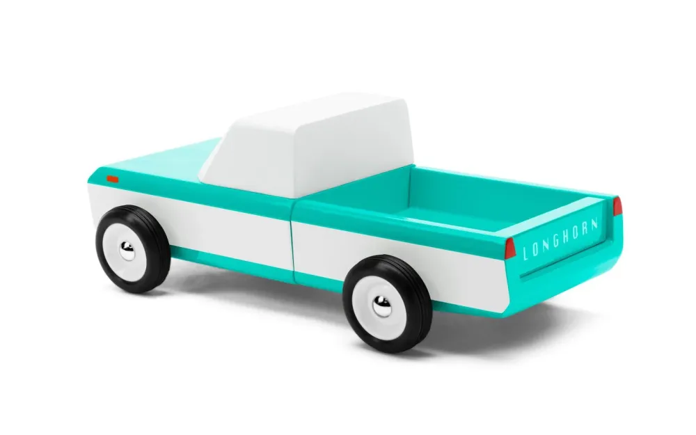 Camionnette Longhorn Teal en Turquie | Voiture en bois de Candylab Toys