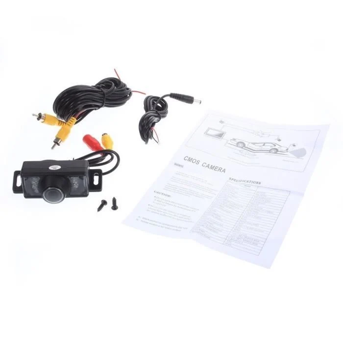 TD® Caméra arrière voiture à vision nocturne 8 LED/ Caméra arrière de voiture HD-Accessoire de voiture stationnement