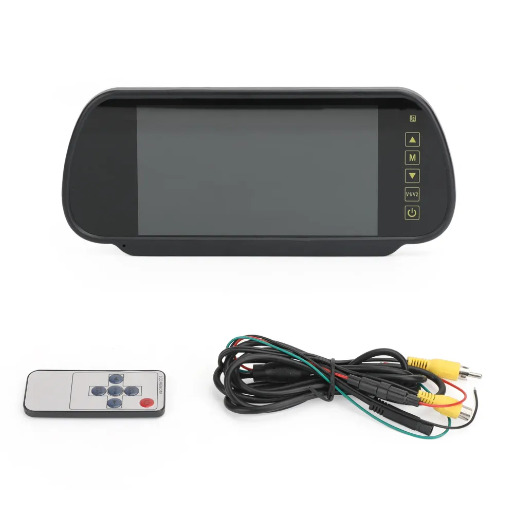 Caméra de recul pour bus et voiture, capteurs, objectif, écran 7" Moniteur de recul de voiture LCD