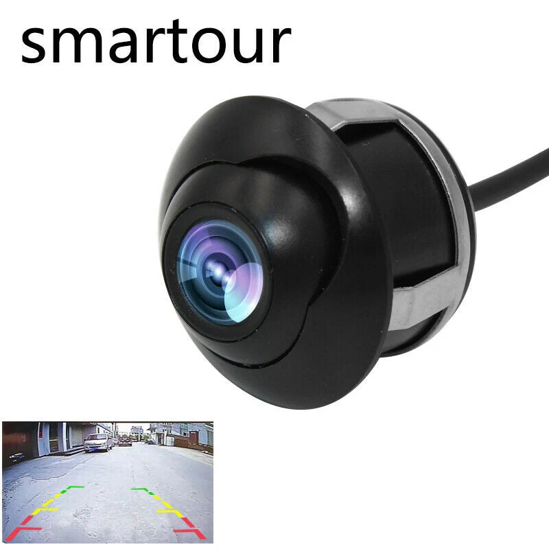 Caméra de recul universelle 360 degrés HD, sauvegarde inversée CDD, étanche, Vision nocturne pour voiture
