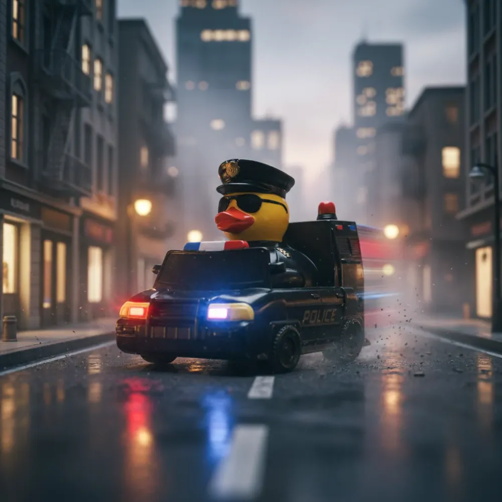 Canard Voiture de Police
