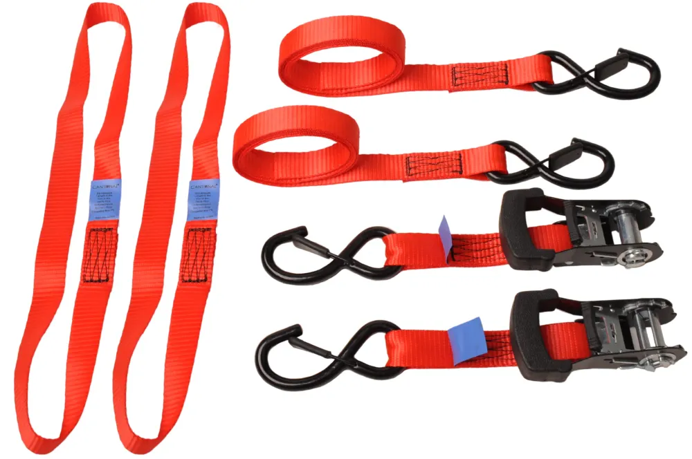Sangles d'arrimage universelles pour le transport de moto 180 cm – 350 kg Cantonal