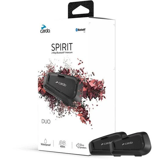 Cardo Spirit Duo - Intercom moto Bluetooth pour 2 casques