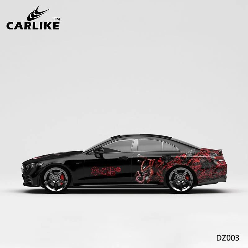 CARLIKE CL-DZ003 motif Venom impression de haute précision emballage en vinyle de voiture personnalisé CARLIKE Car Wrappin...