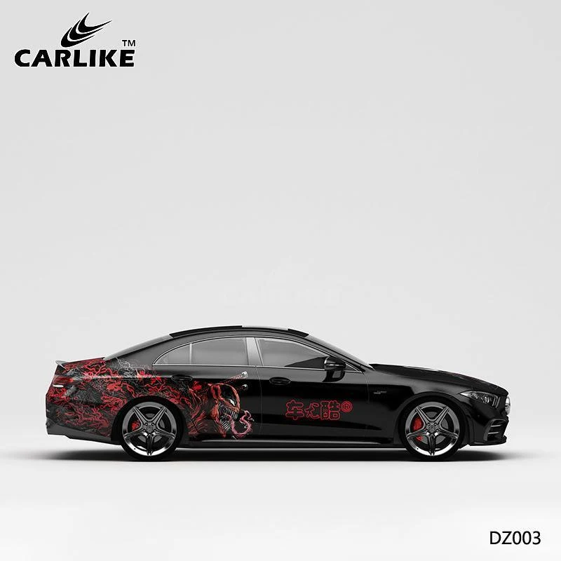 CARLIKE CL-DZ003 motif Venom impression de haute précision emballage en vinyle de voiture personnalisé CARLIKE Car Wrappin...