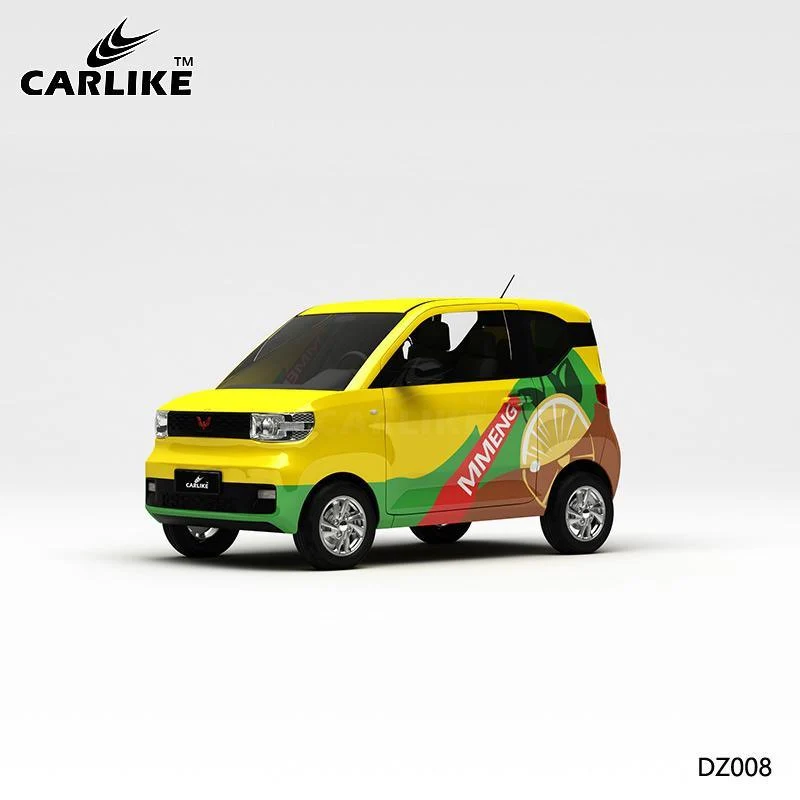 CARLIKE CL-DZ008 motif citron jaune peinture haute précision impression personnalisée housse de voiture en vinyle CARLIKE...
