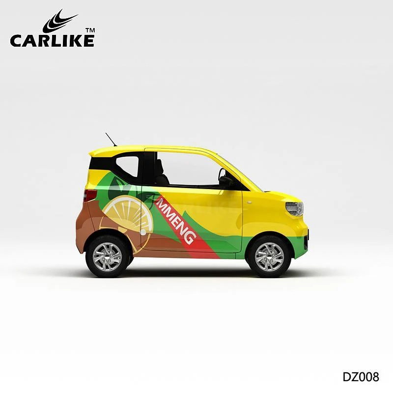 CARLIKE CL-DZ008 motif citron jaune peinture haute précision impression personnalisée housse de voiture en vinyle CARLIKE...