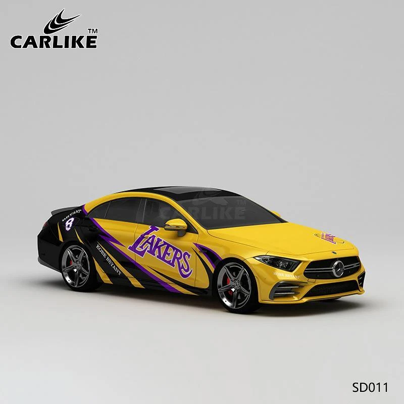 CARLIKE CL-SD011 motif Kobe peinture impression de haute précision emballage en vinyle de voiture personnalisé CARLIKE Car...