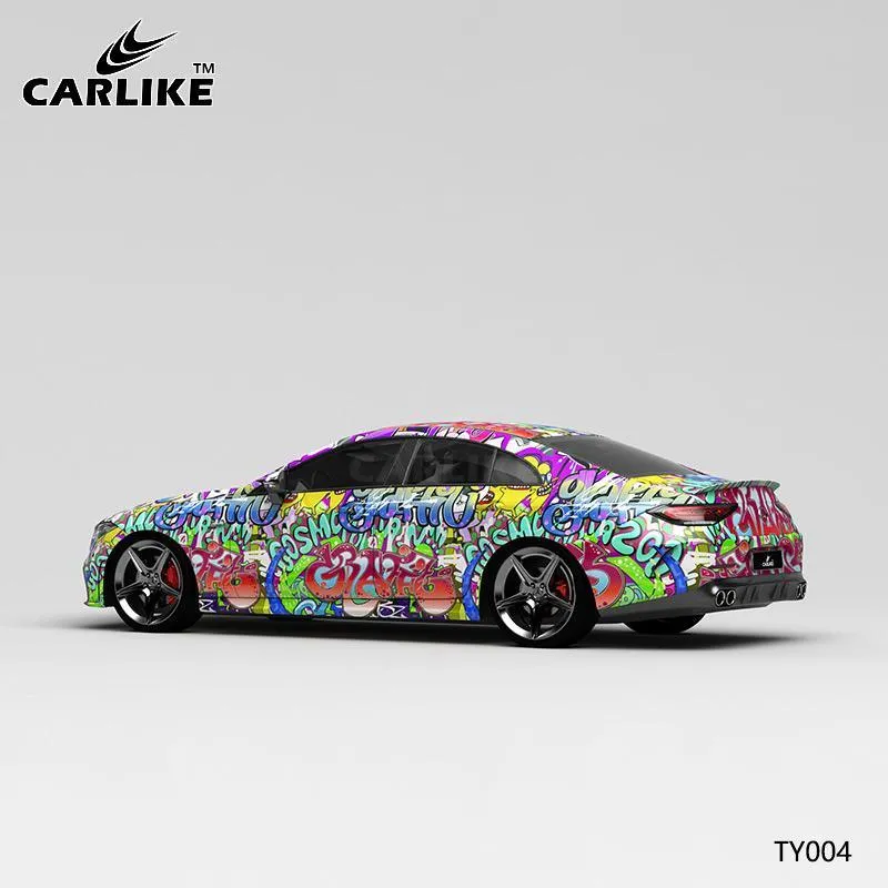 CARLIKE CL-TY004 Lettre Peinture Impression de Haute Précision Personnalisée Emballage En Vinyle De Voiture CARLIKE Car Wr...