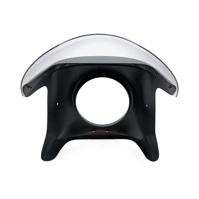 Carénage de moto classique de taille moyenne Noir