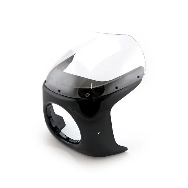 Carénage de moto classique de taille moyenne Noir