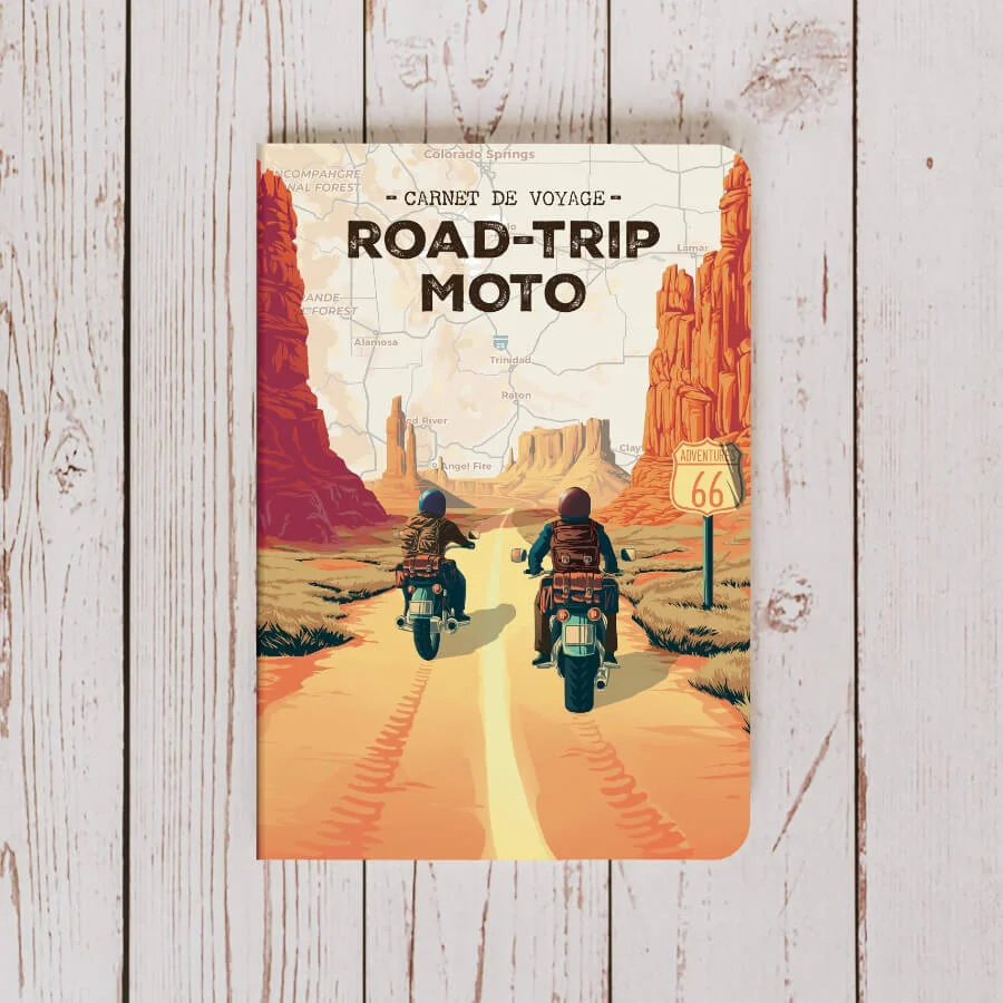 Carnet road-trip moto - Aventura Editions