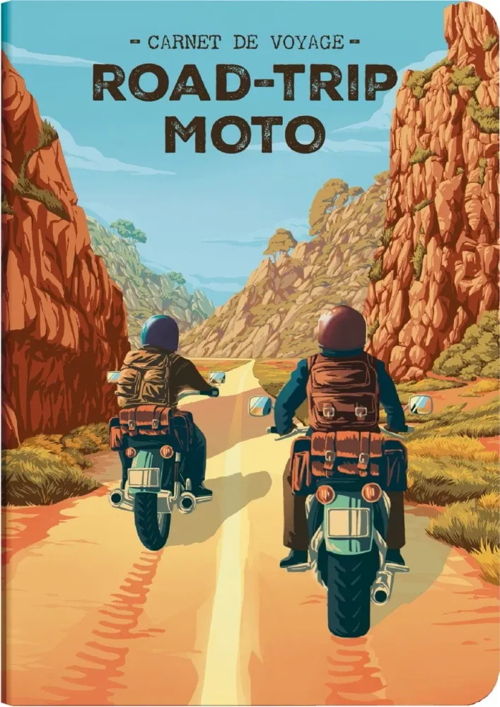 Carnet de voyage - Road-trip Moto (format poche) | Aventura
