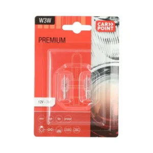 Carpoint Premium Lampes de Voiture 12V W3W 2 Pièces