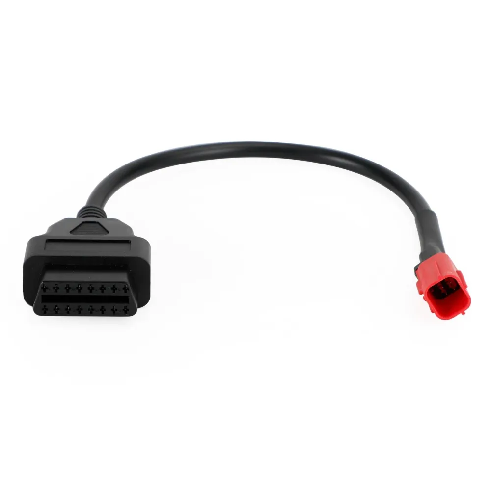 Câble de Diagnostic de prise Honda 6 broches vers adaptateur 16 broches câble de moto OBD2
