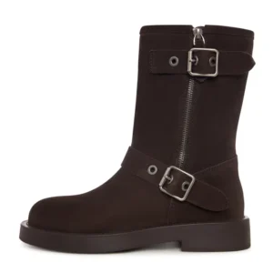 Rogue Buckle Moto Boot - Marron Cesare Gaspari