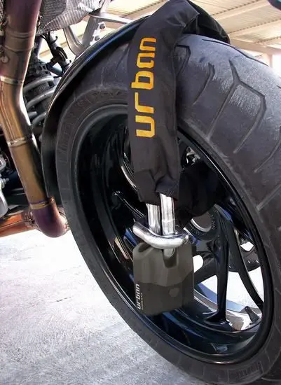 Chaîne antivol moto homologué SRA