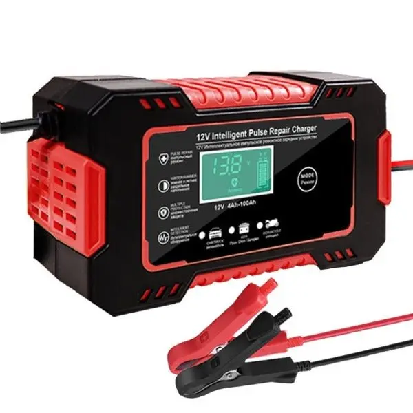 Chargeur de Batterie Moto Intelligent - 12V - 4Ah à 100AH