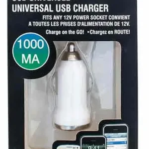 Chargeur USB universel pour voiture prise 12v.