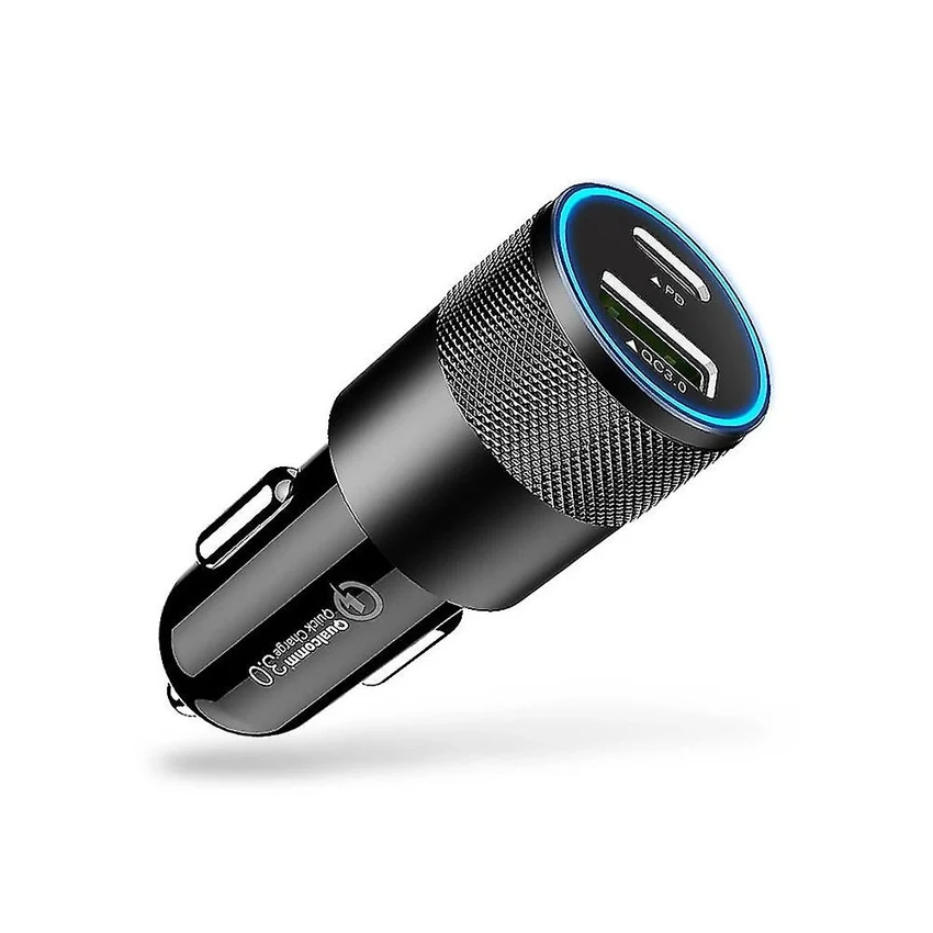 Chargeur de voiture PD 38W Noir