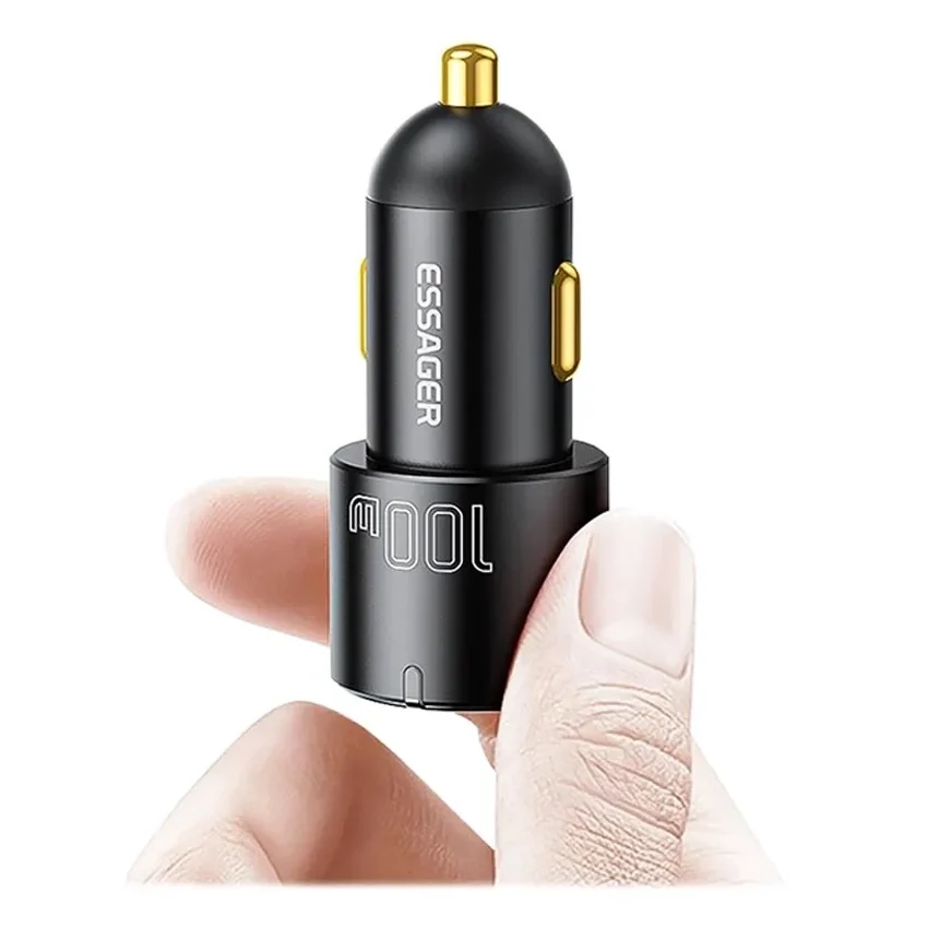 Chargeur de voiture Essager 100W Type C & USB