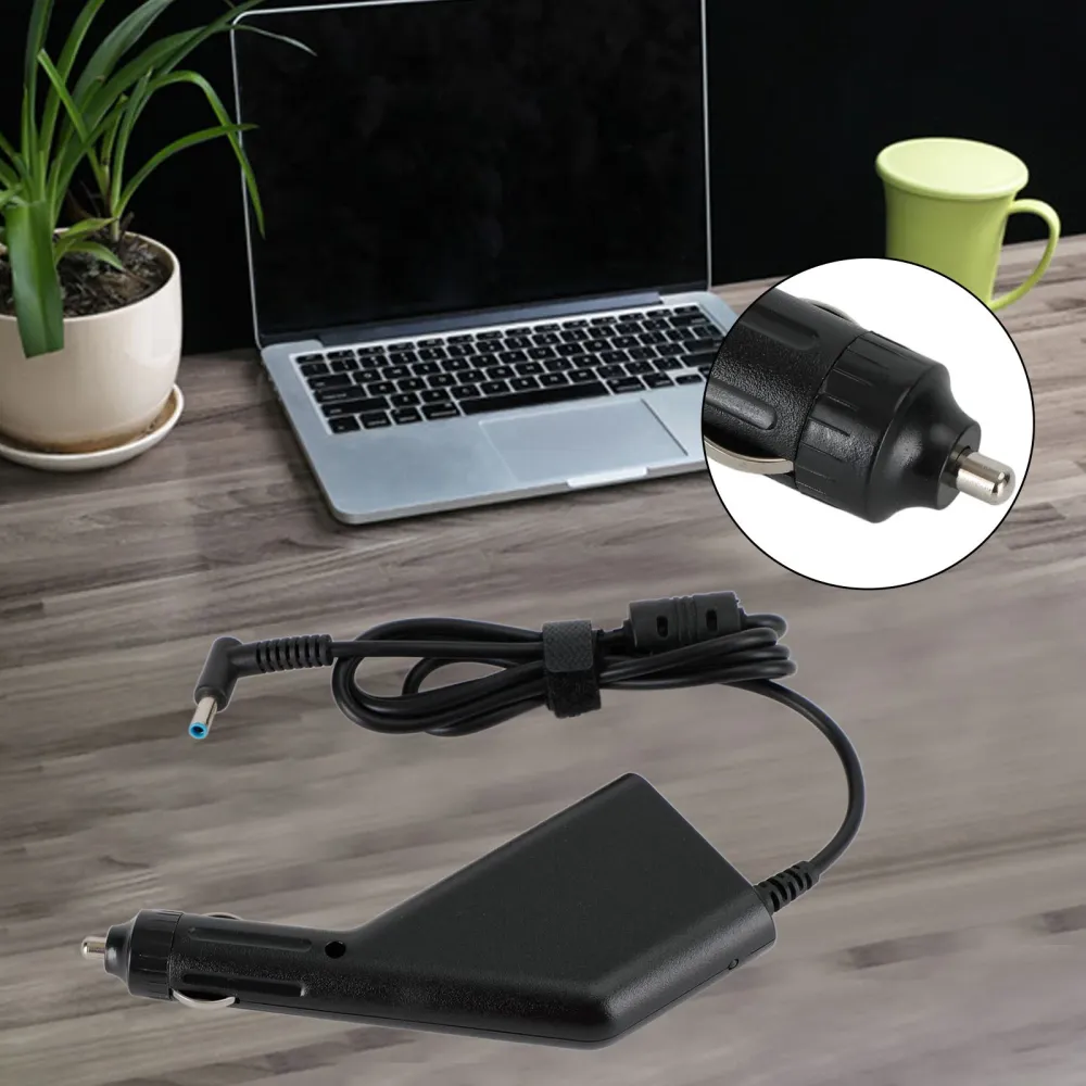 Chargeur de voiture pour ordinateurs portables 19.5V, 4,62 , adaptateur d'alimentation cc pour Hp Envy 14/15