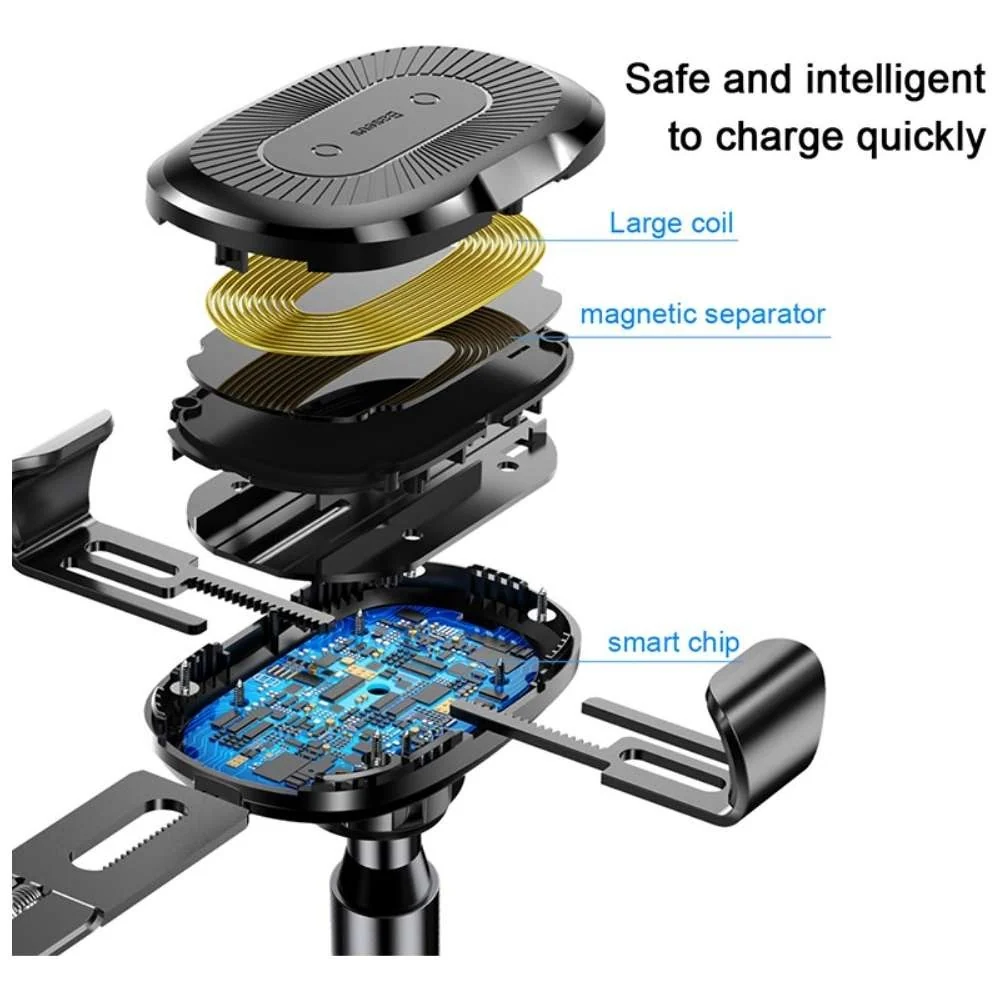 Chargeur de voiture sans fil - Support de tableau de bord