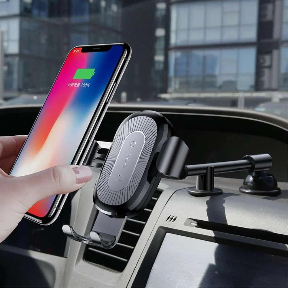 Chargeur de voiture sans fil - Support de tableau de bord