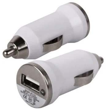 Chargeur de voiture universel compact - BLANC - 1A
