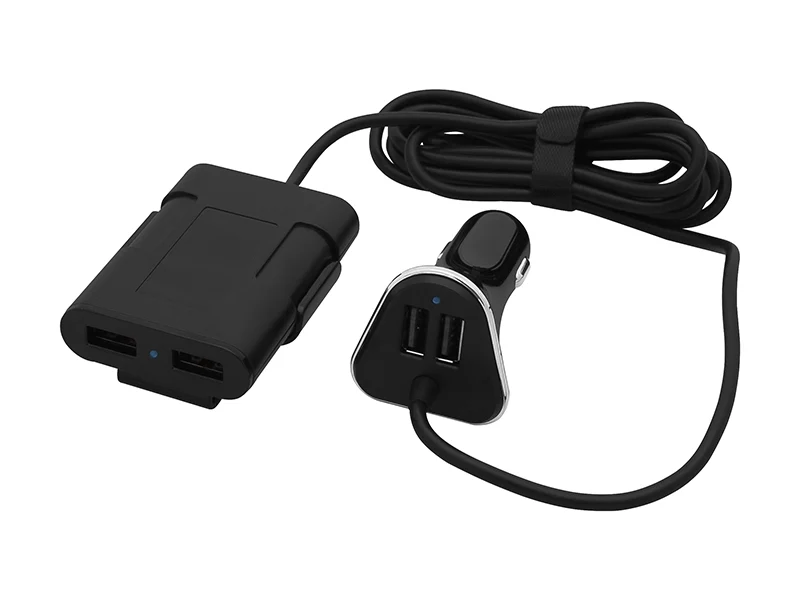 Chargeur de voiture USB 4 ports - 9,6 - Charge rapide iQchip - BLOW