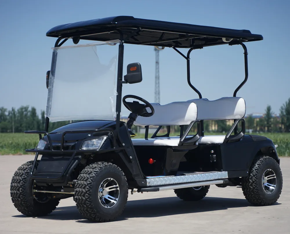 Chariot de golf électrique 60V 4 roues 4 places