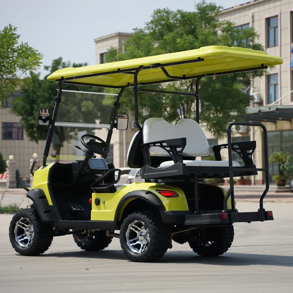 Chariot de golf électrique 60V 4 roues 4 places