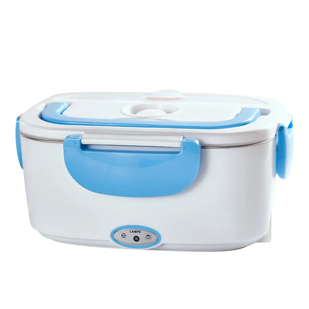 TD® Chauffage électrique boîte à lunch voiture maison deux-en-un pratique à transporter voiture chauffage boîte à lunch bleu