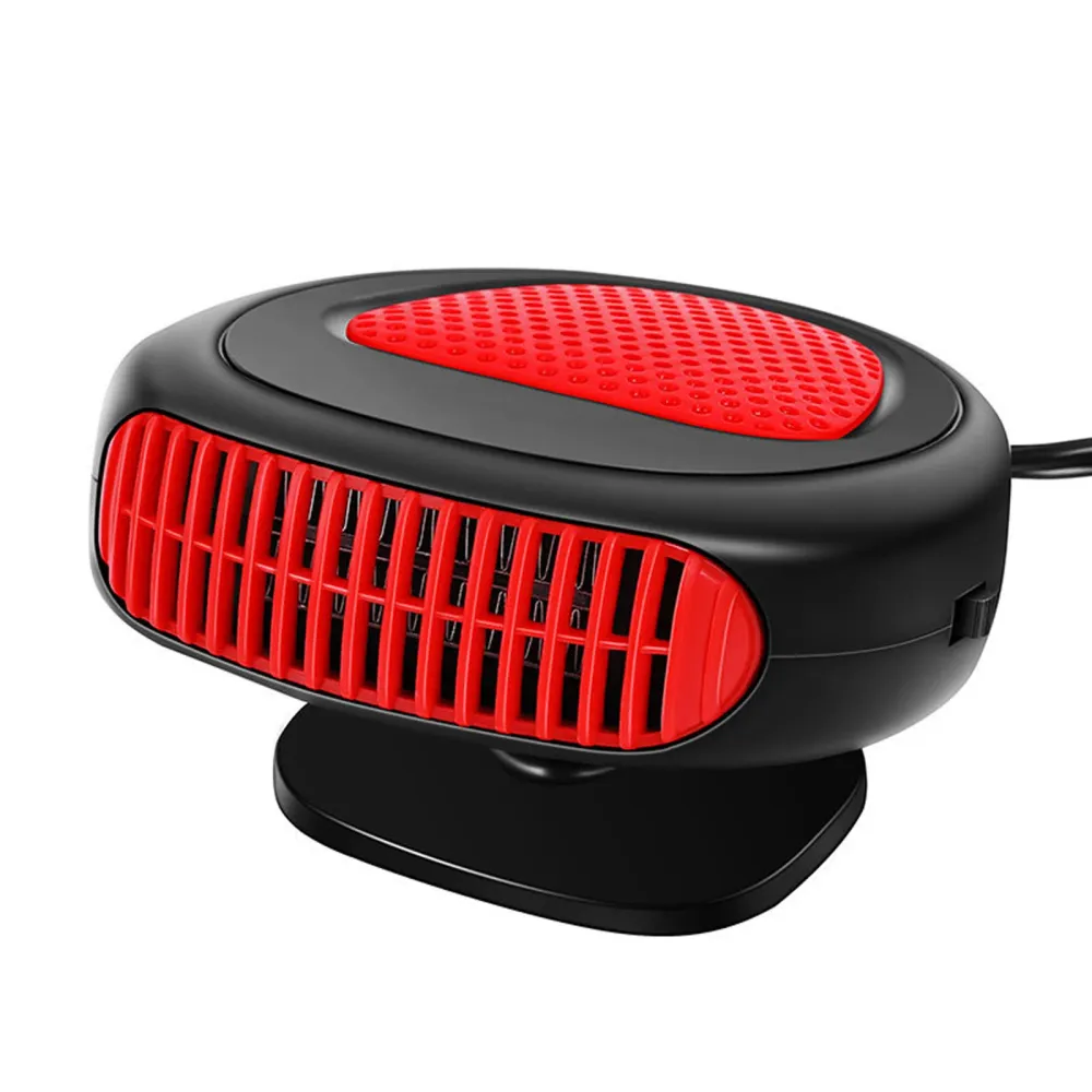 Chauffage de voiture 16x12x7,5cm air froid et chaud rotatif à 360 degrés dégivrage et désembuage chauffage réchauffeur de...