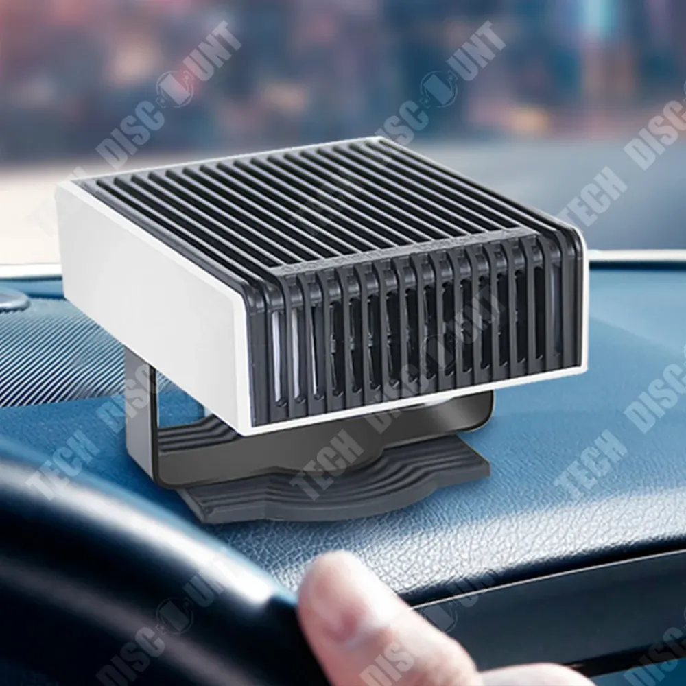 TD® Chauffage de voiture chauffage haute puissance 150W chauffage sortie de grille supérieure et inférieure réglable