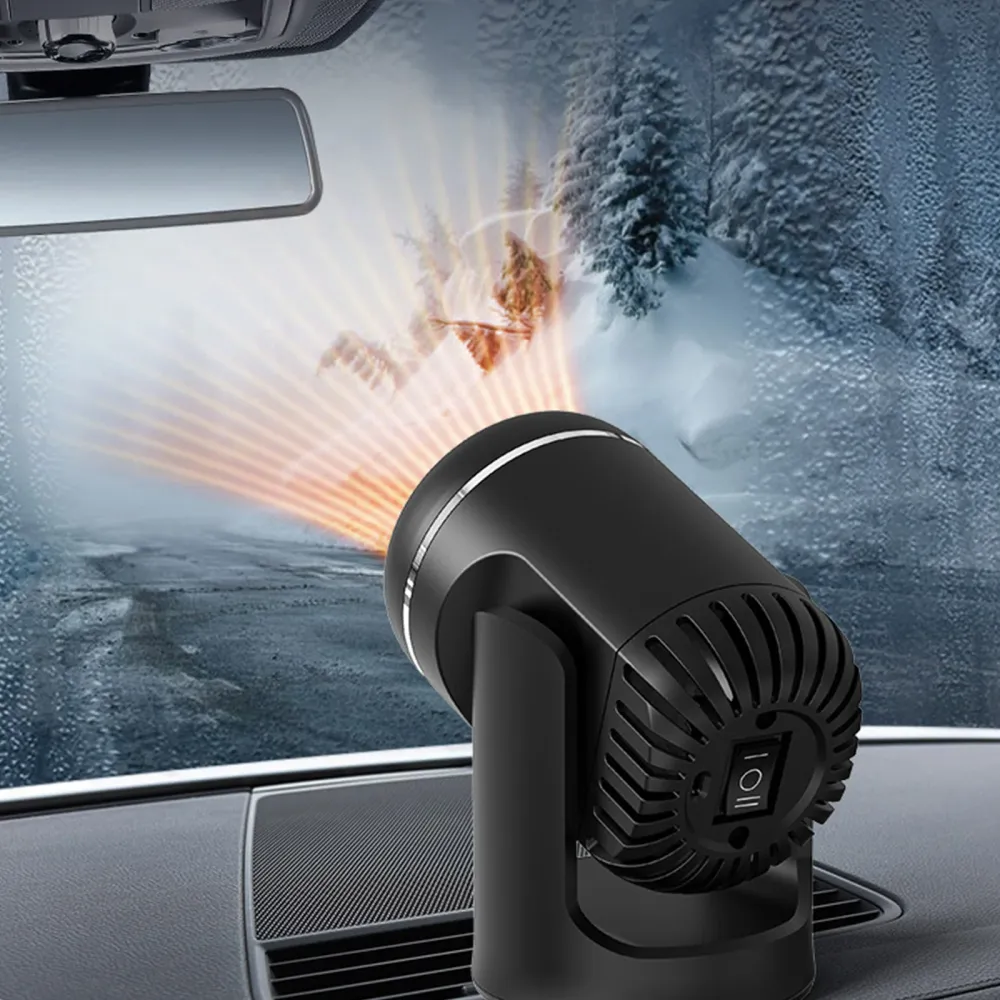 Chauffage de voiture portable haute puissance 12v, désembuage et dégivrage du pare-brise avant de voiture, chauffage d'hiver